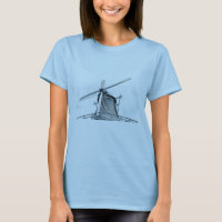 Niederländischer Windmühlen-T - Shirt