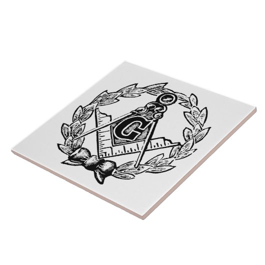 Niederländisches blaues Fliesenfreimaurer18. Fliese (Seite)