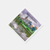 Niederländisches Dorf Marken Serviette (Ecke)