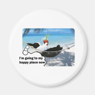 Niederländisches Kaninchen im glücklichen Platz Magnet