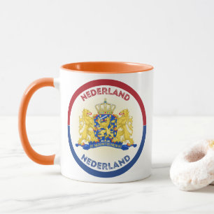 Niederländisches Kulturerbe-Emblem Tasse