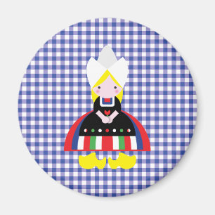 Niederländisches Mädchen Magnet