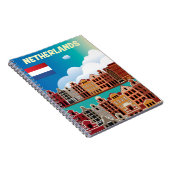 Niederländisches Reise-Plakat Notizblock (Rechte Seite)