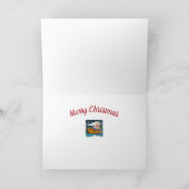 NIEDERLÄNDISCHES SCHUHSCHIFF, EISBERGE, WALE, TEDD FEIERTAGSKARTE (Innenseite)