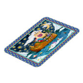 NIEDERLÄNDISCHES SCHUHSCHIFF, EISBERGE, WALE, TEDD MAGNET (Linke Seite)