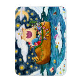 NIEDERLÄNDISCHES SCHUHSCHIFF, EISBERGE, WALE, TEDD MAGNET (Vertikal)