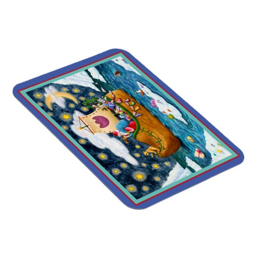 NIEDERLÄNDISCHES SCHUHSCHIFF, EISBERGE, WALE, TEDD MAGNET (Rechte Seite)