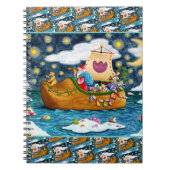 NIEDERLÄNDISCHES SCHUHSCHIFF, EISBERGE, WALE, TEDD NOTIZBLOCK (Vorderseite)