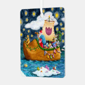 NIEDERLÄNDISCHES SCHUHSCHIFF, EISBERGE, WALE, TEDD ORNAMENT AUS METALL (Vorderseite links)