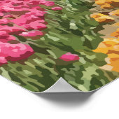 Niederländisches Vintage-Reiseplakat Poster (Ecke)