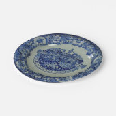 NIEDERLÄNDISCHES WAPPEN BLAU DELFT PAPIERPLATTE PAPPTELLER (Schrägansicht)