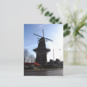 Niederländisches Windmühle Postkarte (Stehend Vorderseite)