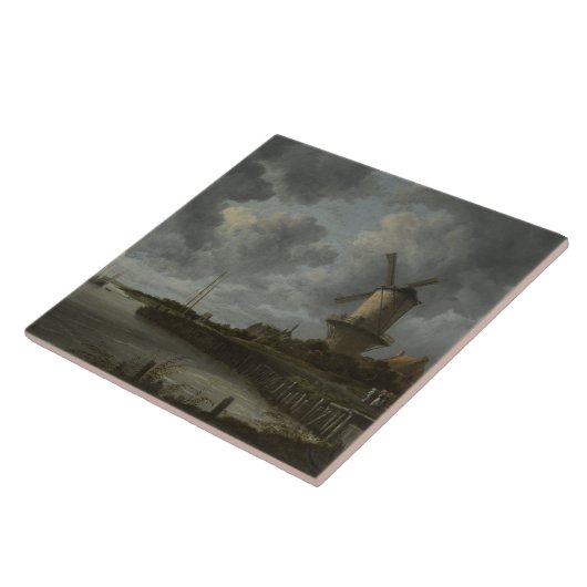 Niederländisches Windmühle Wijk bij Duustede, Fliese (Seite)