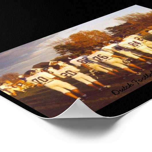 NiederländischFußball2 Poster (Ecke)