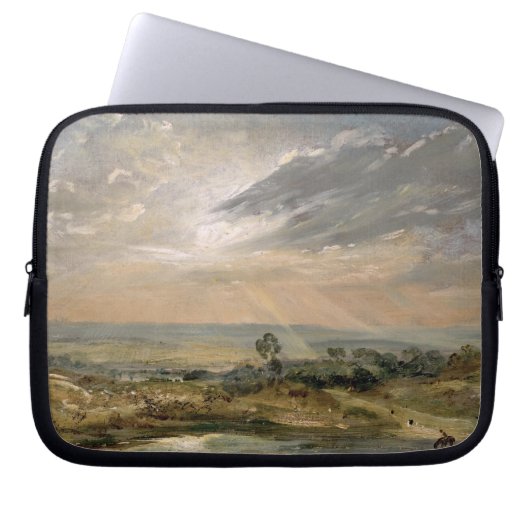 Niederlassungs-Hügel-Teich John Constables |, Laptopschutzhülle (Vorderseite)