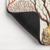 Niederlassungs-korallenrote Mousepad (Ecke)