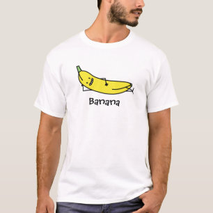 Niederlegende und entspannende Banane T-Shirt