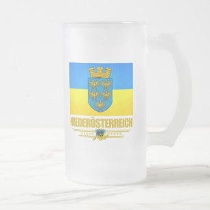 Niederosterreich (Niederösterreich) Mattglas Bierglas