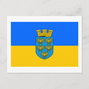 Niederösterreichische Flagge Postkarte