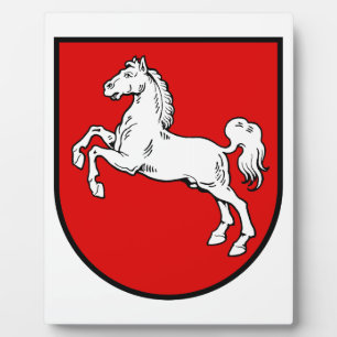 Niedersachsen (Deutschland) Wappen-Coat Fotoplatte