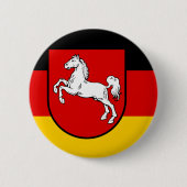 Niedersachsen-Flagge Button (Vorderseite)