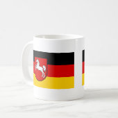 Niedersachsen-Flagge Kaffeetasse (Vorderseite Links)