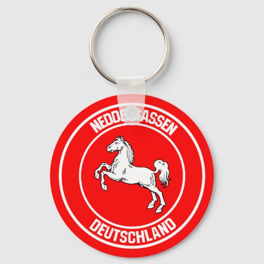 Niedersachsen-RundEmblem Schlüsselanhänger (Vorderseite)