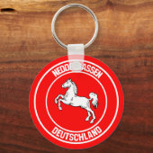 Niedersachsen-RundEmblem Schlüsselanhänger (Vorderseite)