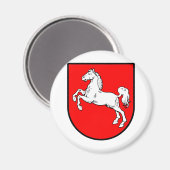 Niedersachsen Wappen Magnet (Vorderseite/Rückseite)