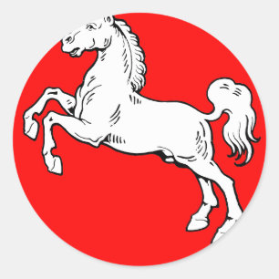 Niedersachsen Wappen Runder Aufkleber