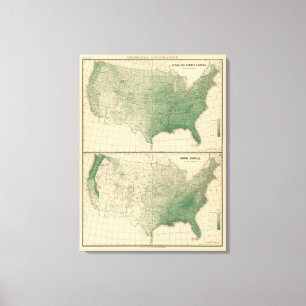 Niederschlag Leinwanddruck