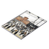 Niederschlagung des Arbeitsdesigns Notizblock (Linke Seite)