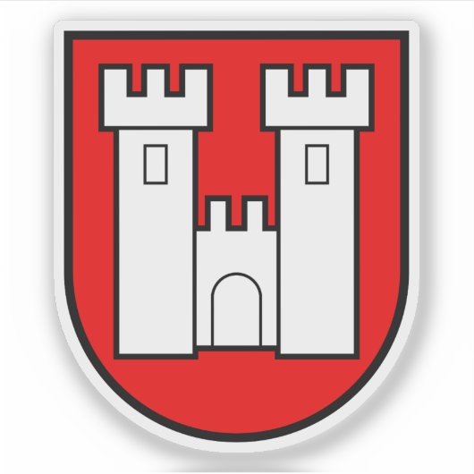 Niedersimmental-Wappen, Schweiz Aufkleber (Vorderseite)