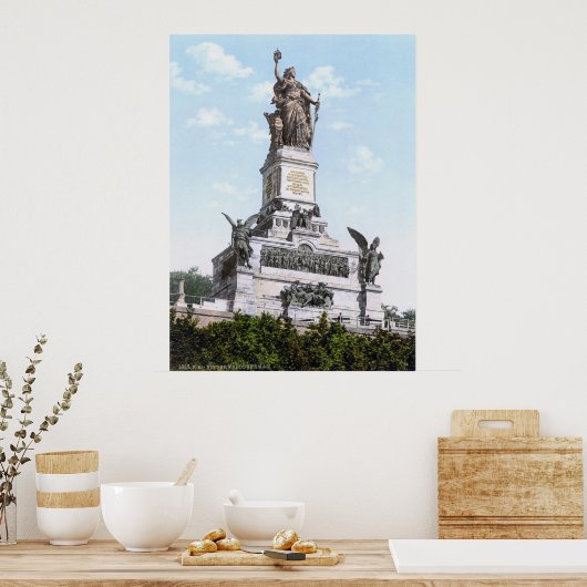 Niederwalddenkmal Poster (Küche)