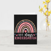 Niedlich 100 Tage Smarterer Kindergarten Happy 100 Karte (Gelbe Blume)