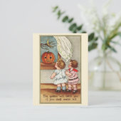 Niedlich 1916 Kinder | Vintage Halloween Postkarte (Stehend Vorderseite)