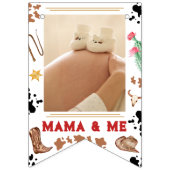 Niedlich 1. Geburtstag 12. Foto Meilenstein Wimpelkette (Zweite Fahne)