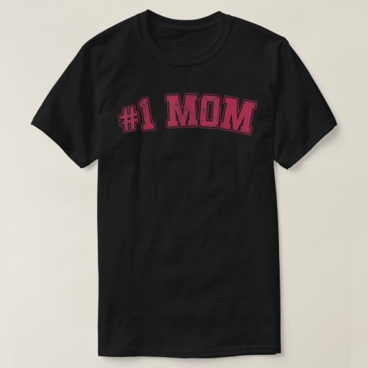 Niedlich 1 Nummer 1 Mama T-Shirt (Design vorne)