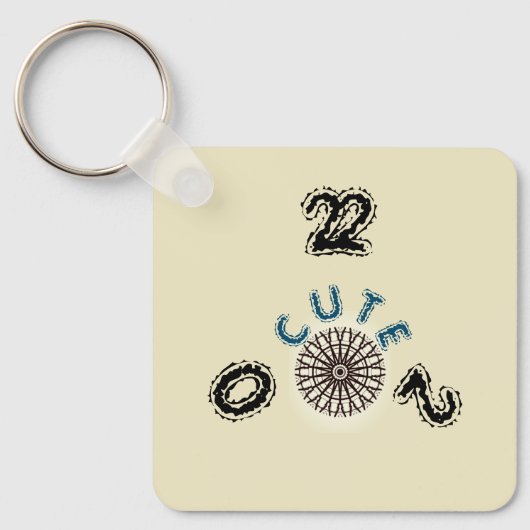 NIEDLICH_2022_ SCHWARZ UND LICHTGELBE SCHLÜSSELANHÄNGER (Vorderseite)