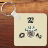 NIEDLICH_2022_ SCHWARZ UND LICHTGELBE SCHLÜSSELANHÄNGER (Vorderseite)