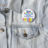 Niedlich 2024 Kindergarten-Abschluss individuell a Button (Beispiel)