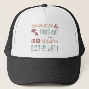 Niedlich 30. Hochzeitstag Truckerkappe