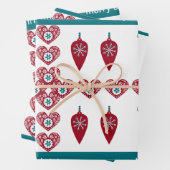 Niedlich 3 Namen skandinavisches skandinavisches M Geschenkpapier Set (Beispiel)