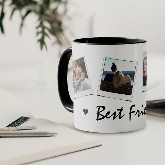 Niedlich 4 Foto Beste Freunde Tasse