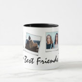 Niedlich 4 Foto Beste Freunde Tasse (Zentrum)