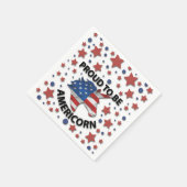 Niedlich 4. Juli rot, weiß und blau - amerikanisch Serviette (Ecke)