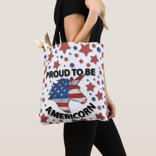 Niedlich 4. Juli rot, weiß und blau - amerikanisch Tasche (Von Nahem)