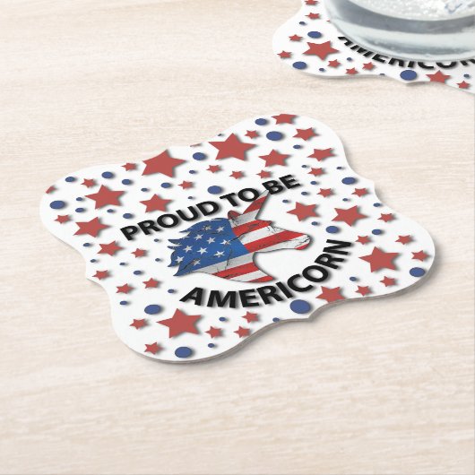 Niedlich 4. Juli rot, weiß und blau - amerikanisch Untersetzer (angewinkelt)