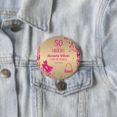 Niedlich 50& fabelhafte High Heels Gold Hot Pink G Button (Beispiel)