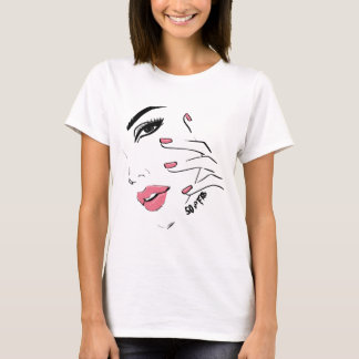 Niedlich 50 & Fabulous Fashion Face Woman T-Shirt